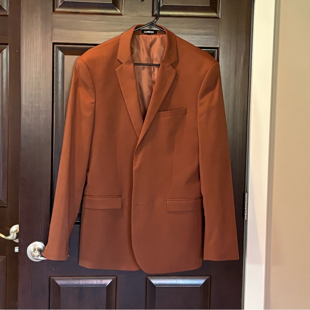 Express Cognac Brown Ultra Slim Blazer - 40R